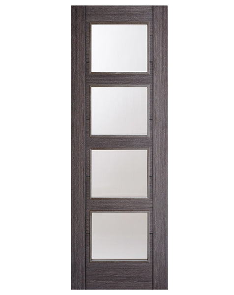 Vancouver Fully Finished Ash Grey Clear Glazed 4L