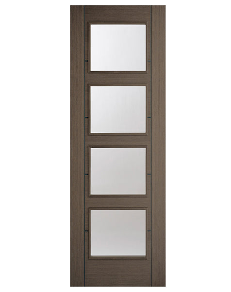 Vancouver Fully Finished Chocolate Grey Clear Glazed 4L