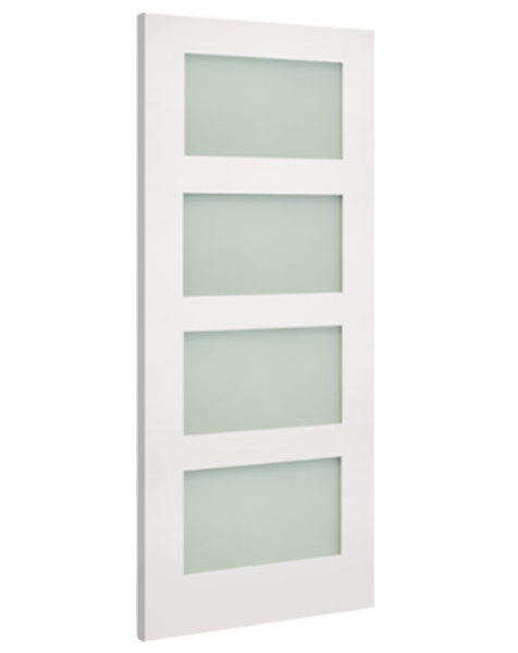 Coventry White Primed Frosted Glazed