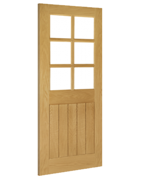 Ely Fully Finished Oak Bevelled Glaze (6L)