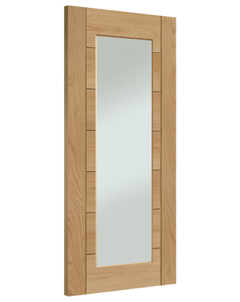 Palermo Essential Unfinished Oak 1 Light with Clear Glass