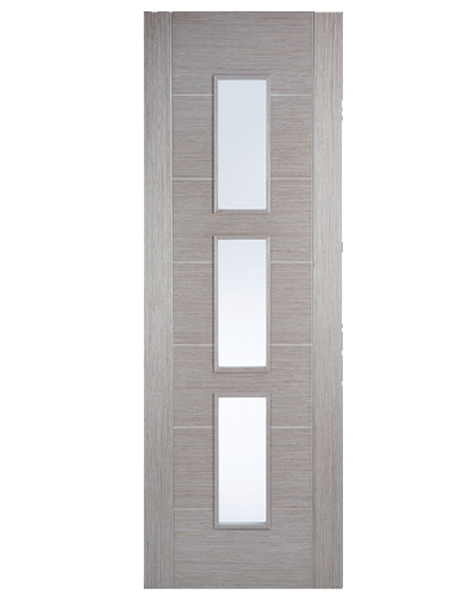 Hampshire Fully Finished Light Grey Clear Glazed