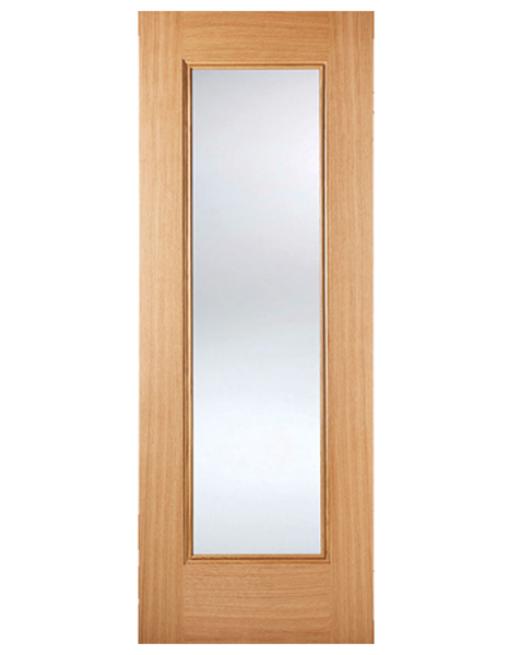 Eindhoven Fully Finished Oak Clear Glazed 1L