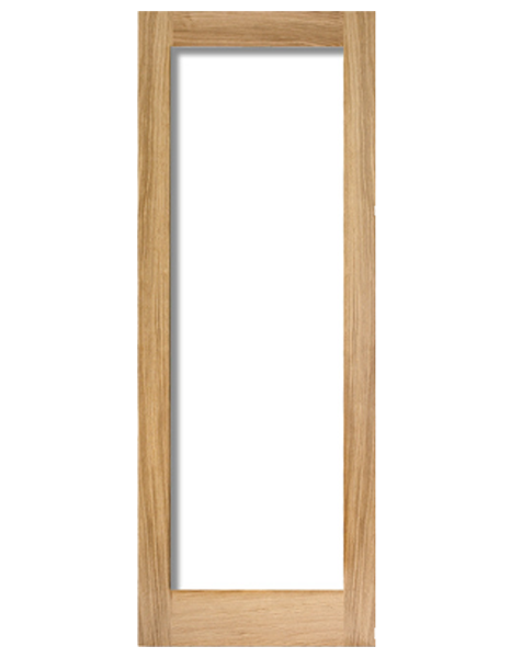 Pattern 10 Unfinished Oak Clear Glazed 1L