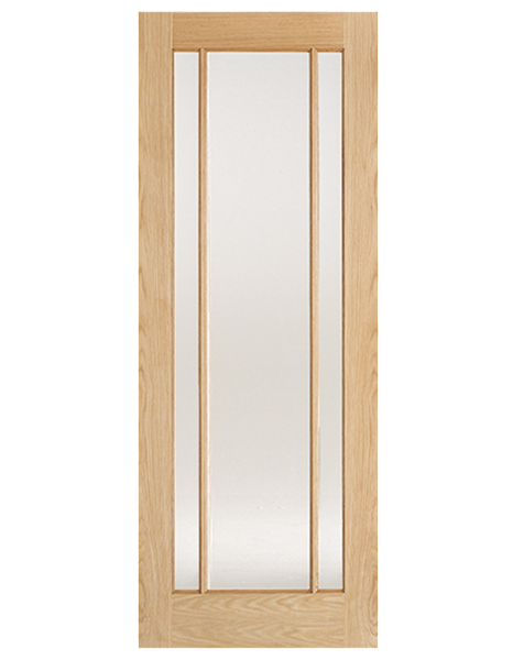 Lincoln Unfinished Oak Clear Glazed 3L