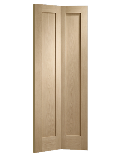 Pattern 10 Bi-Fold Unfinished Oak Door