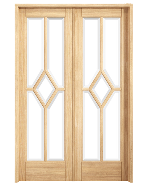 Reims W4 Room Divider Fully Finished Oak