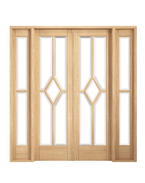 Reims W6 Room Divider Fully Finished Oak