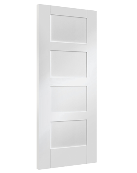 Shaker 4 Panel Internal White Primed Door