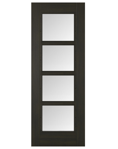 Vancouver Fully Finished Smoked Oak Clear Glazed 4L