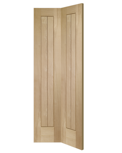 Suffolk Bi-Fold Unfinished Oak Door