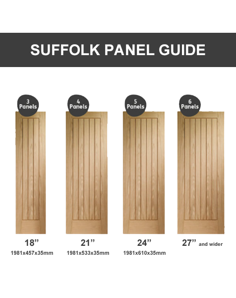 Suffolk Essential Unfinished Oak Door