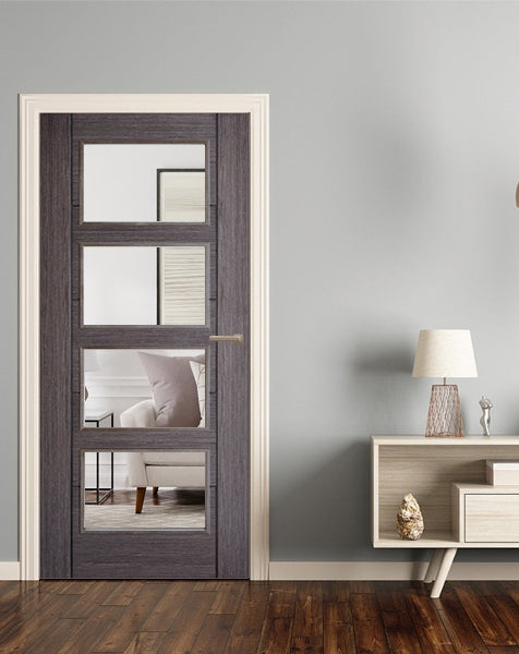Vancouver Fully Finished Ash Grey Clear Glazed 4L