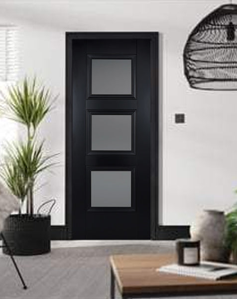 Amsterdam Black Primed Clear Glazed 3L