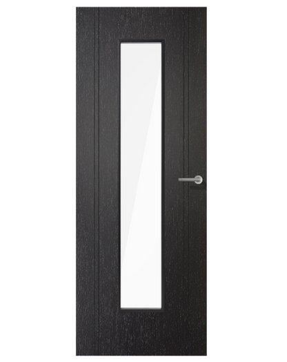 Monaco Black Laminate Clear Glazed