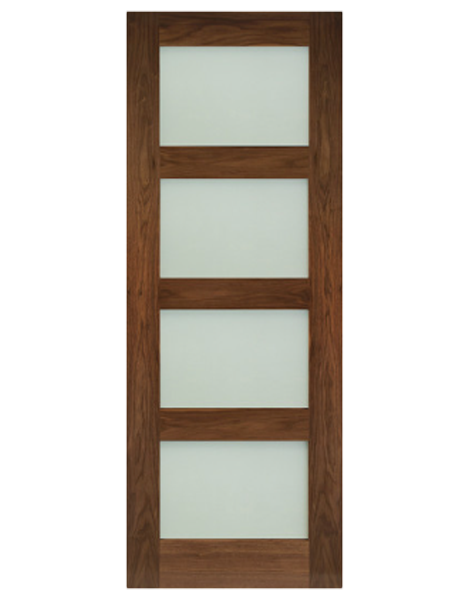 Coventry Fully Finished Walnut Frosted Glazed