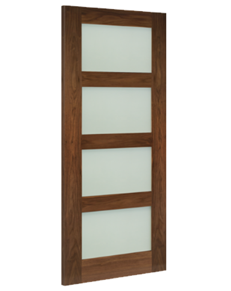 Coventry Fully Finished Walnut Frosted Glazed