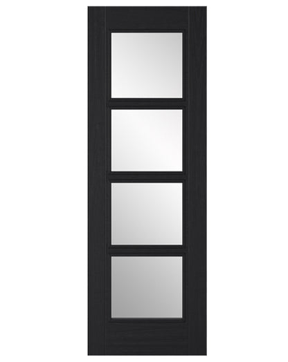 Vancouver Fully Finished Charcoal Black Clear Glazed 4L