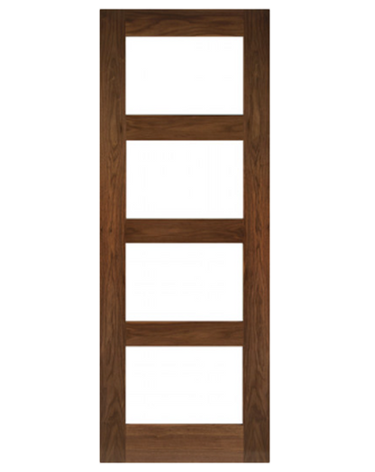 Coventry Fully Finished Walnut Glazed FD30 Fire Door 🔥