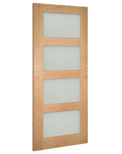 Coventry Unfinished Oak Frosted Glazed