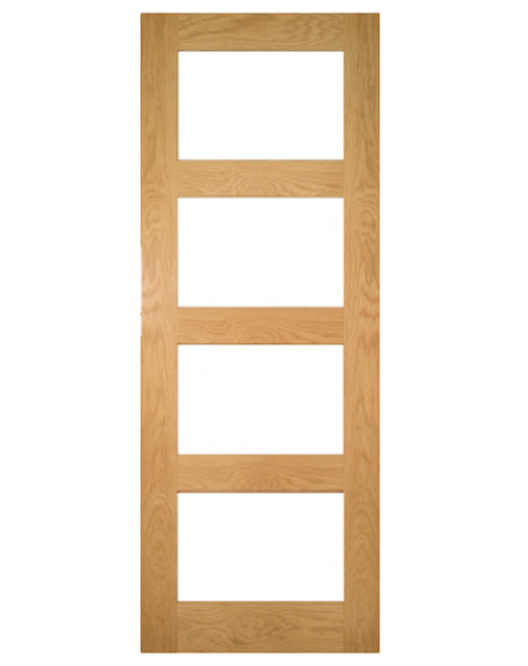 Coventry Unfinished Oak Glazed FD30 Fire Door🔥
