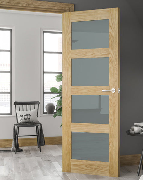 Coventry Unfinished Oak Frosted Glazed
