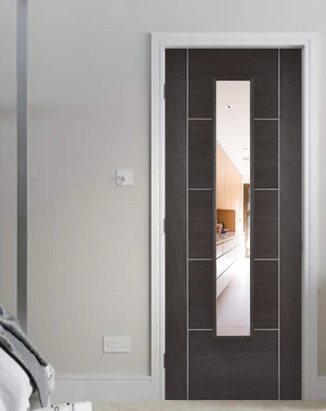 Vancouver Fully Finished Laminated Dark Grey Clear Glazed 1L