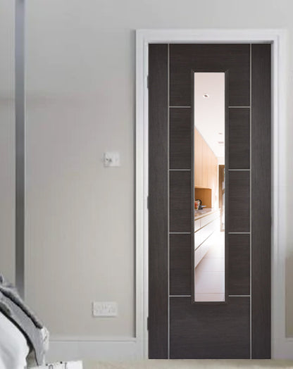 Vancouver Fully Finished Laminated Dark Grey Clear Glazed 1L