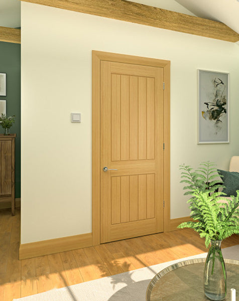 Ely Fully Finished Oak 2 Panel