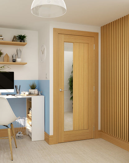 Ely Fully Finished Oak Glazed 1SL
