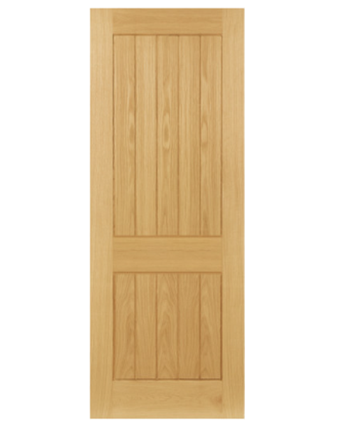 Ely Fully Finished Oak 2 Panel FD30 Fire Door🔥