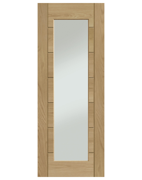 Palermo Essential Unfinished Oak 1 Light with Clear Glass