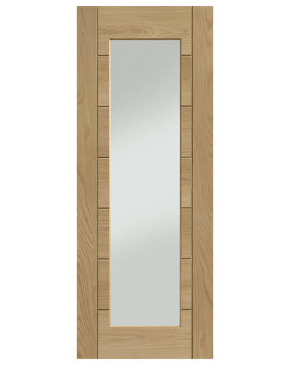 Palermo Essential Unfinished Oak 1 Light with Clear Glass