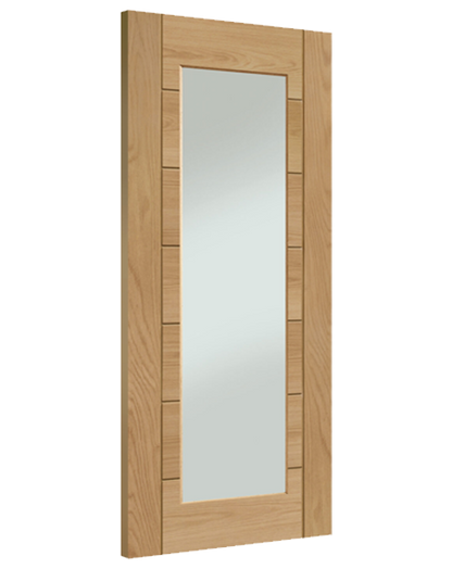 Palermo Essential Unfinished Oak 1 Light with Clear Glass