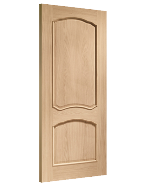Louis Pre-Finished Internal Oak Door with Raised Mouldings