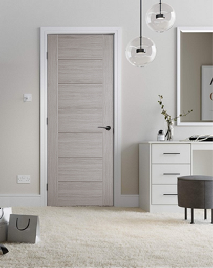 Hampshire Fully Finished Light Grey FD30 Fire Door🔥