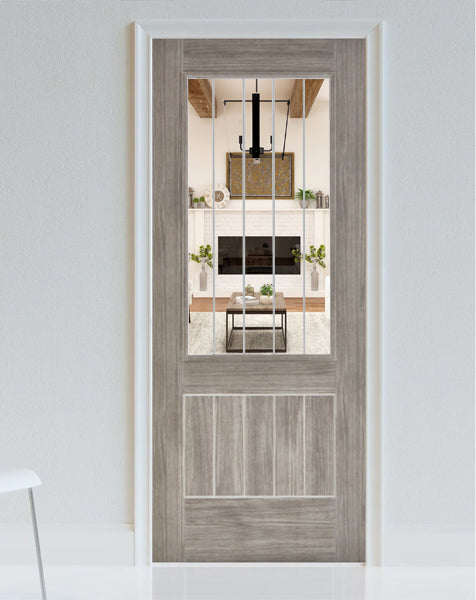 Mexicano Fully Finished Laminated Light Grey Glazed