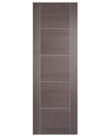 Vancouver 5P Fully Finished Laminated Medium Grey FD30 Fire Door🔥