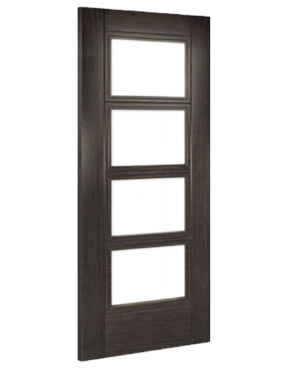 Montreal  Fully Finished Dark Grey Ash Glazed FD30 Fire Door 🔥