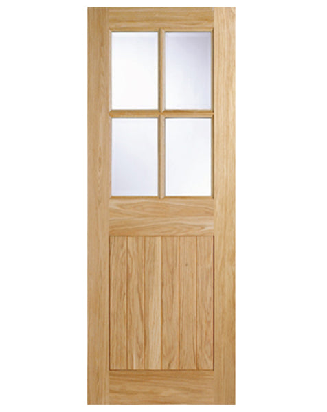 Cottage Unfinished Oak Glazed 4L EXTERNAL