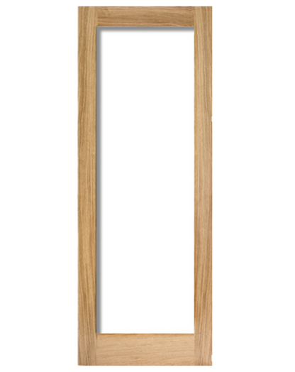 Pattern 10 Unfinished Oak Clear Glazed 1L