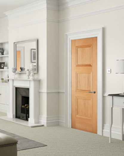Amsterdam Fully Finished Oak FD30 Fire Door🔥