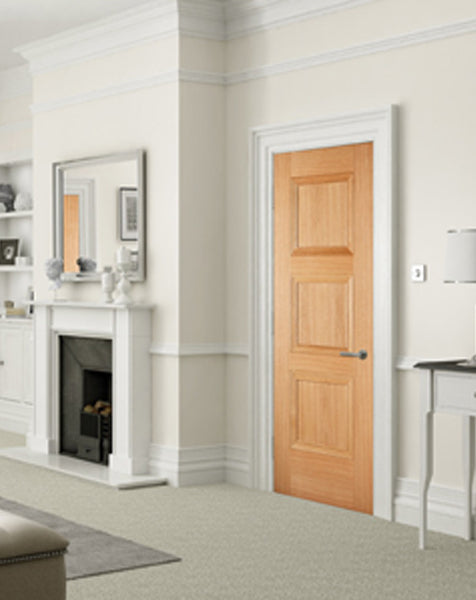 Amsterdam Fully Finished Oak FD30 Fire Door🔥