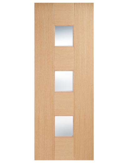 Catalonia Fully Finished Oak Clear Glazed 3L