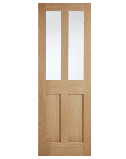London Unfinished Oak Clear Glazed 2L
