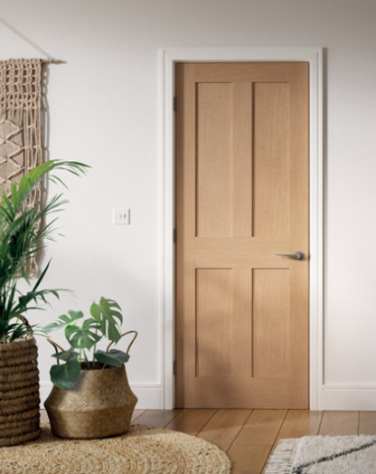 London Fully Finished Oak FD30 Fire Door🔥