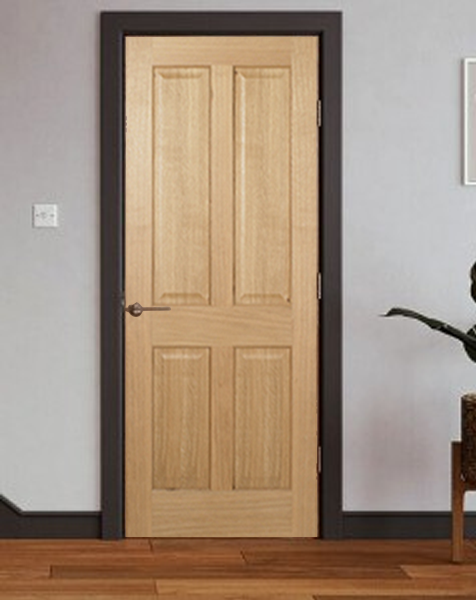 Regency Unfinished Oak 4P FD30 Fire Door🔥