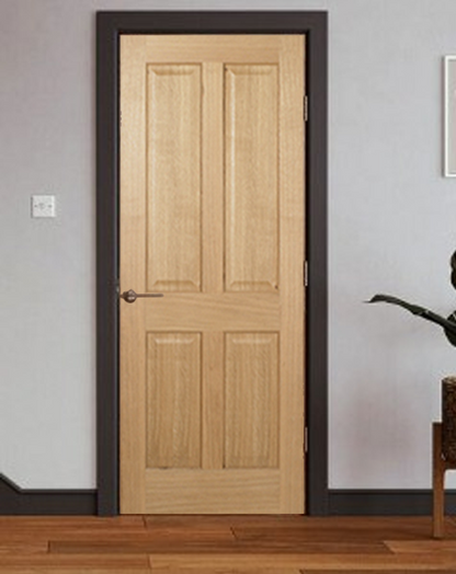 Regency Unfinished Oak 4P FD30 Fire Door🔥