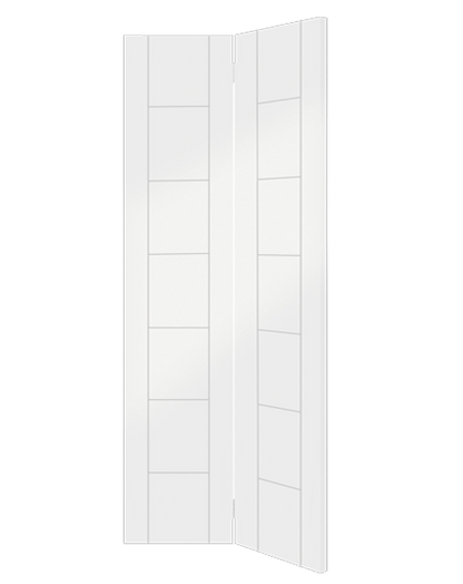 Palermo White Primed Bi-Fold Door