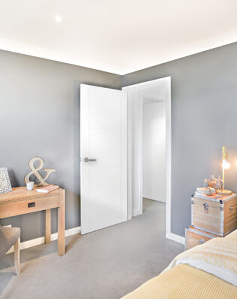 Palermo White Primed Door